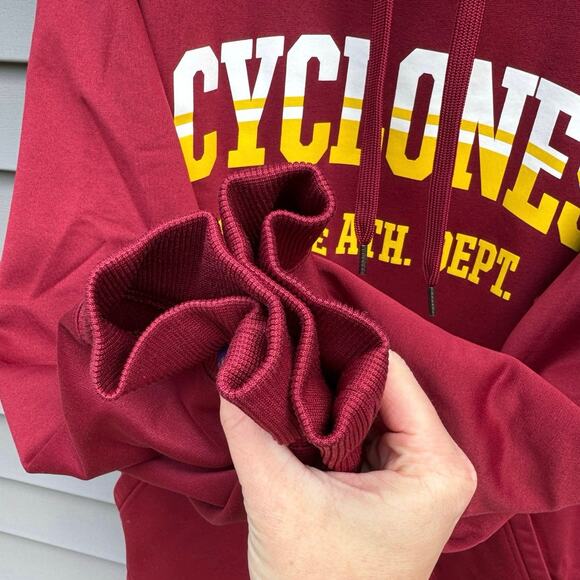 Iowa State Cyclones size L Under Armour Athletic Dept. Hoodie Sweatshirt - Picture 7 of 10